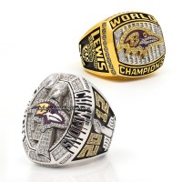 Baltimore Ravens Super Bowl Rings Collection (2 Rings/Premium)